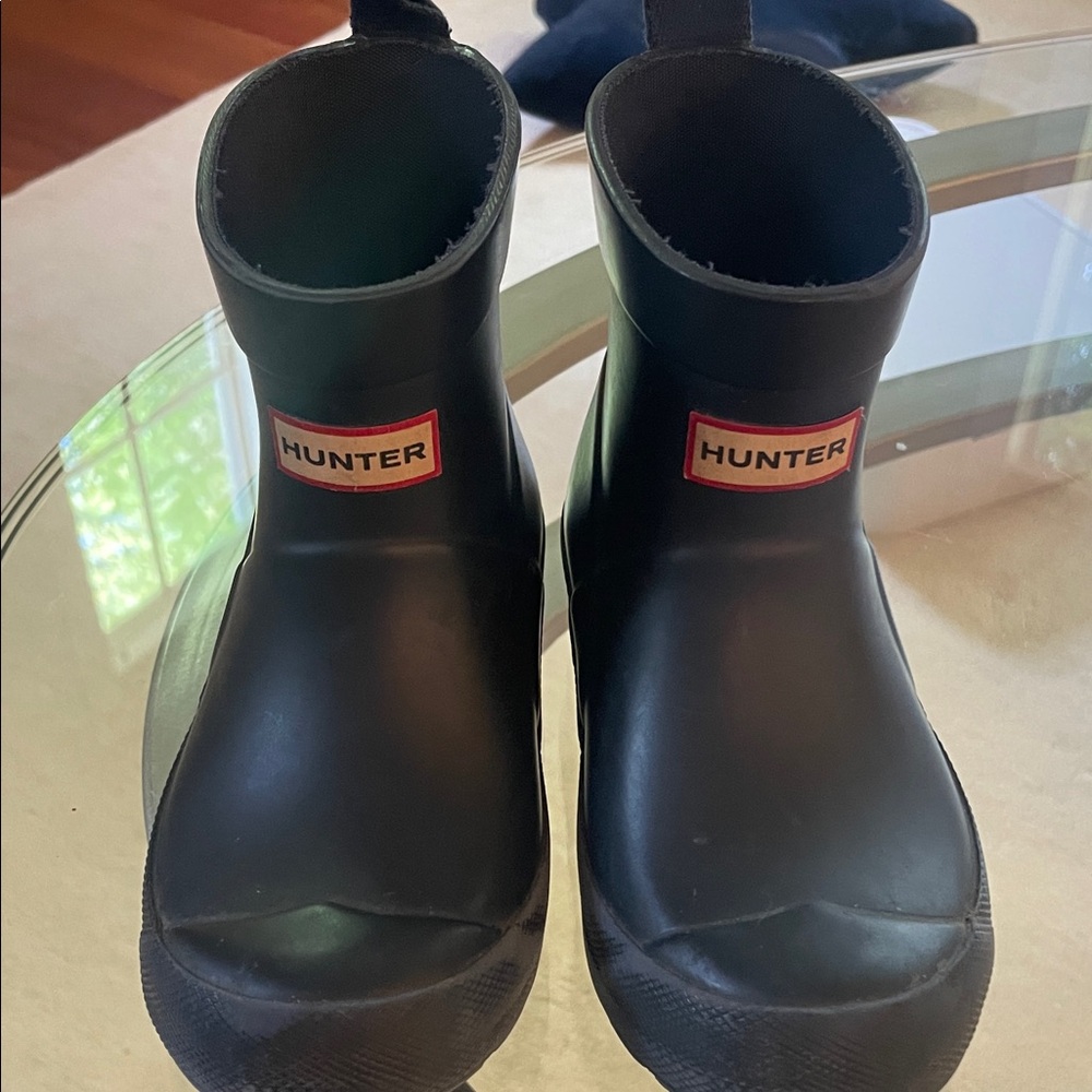 Hunter Kids Navy Waterproof Boots